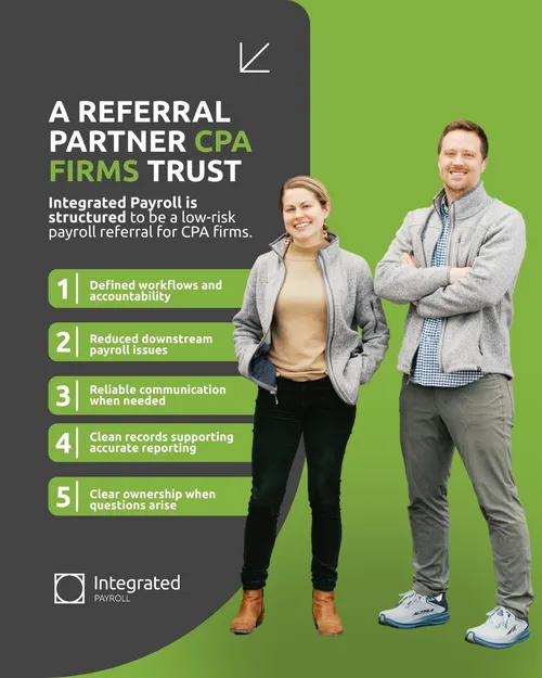 Integrated Payroll team member